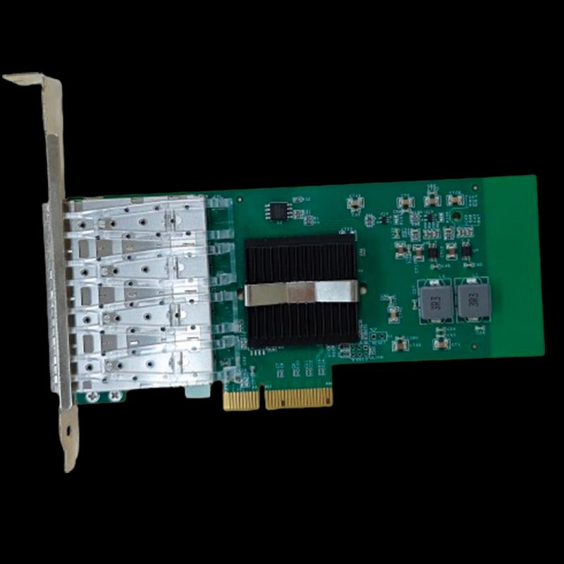 FEMRICE FM-N400L-F4 Gigabit PCIe X4 Fiber Optic Network Card (CN version)