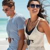 Sunglasses Storage Lanyard Glasses Clip Neck Hanging Pu Leather Magnetic Hat Clip Portable   Beach