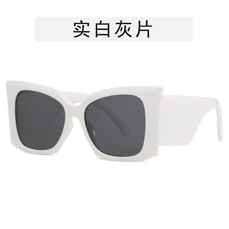 European American Fashion Women's Sunglasses Cat Eye Shape Wide Leg Man Sun Glasses Vintage Retro Female Sunglass