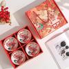 Lucky Horse Ceramic Gift Bowl Set