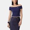 Levis Soft Comfortable Slim Fit Simple Off The Shoulder Short Sleeve T-Shirt Women Tops 003I1-0001