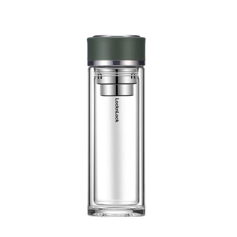 Lock & Lock Business Double Wall Glass Tea Bottle