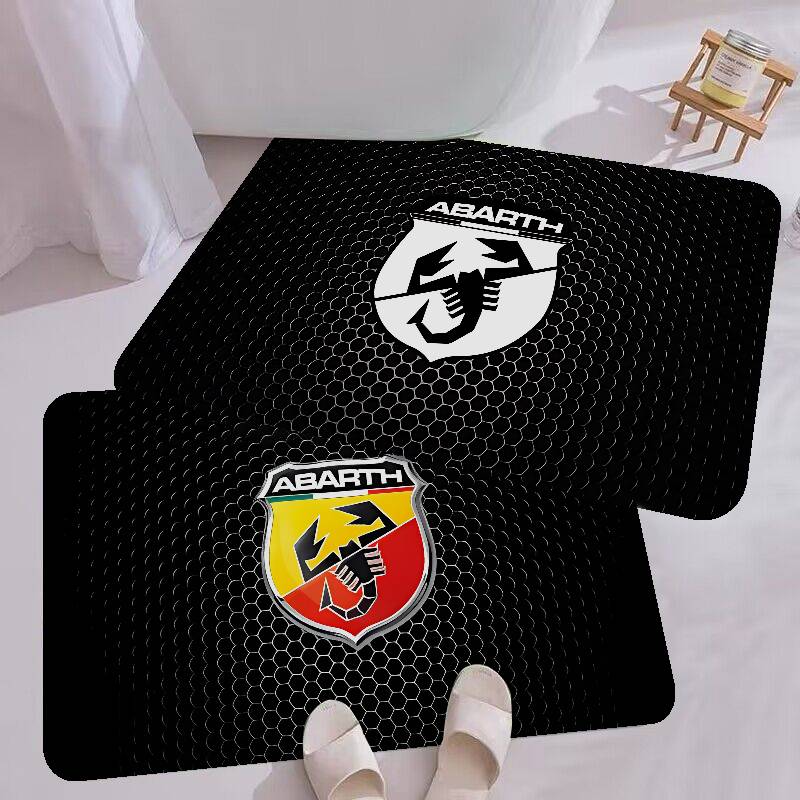 A-Abarth Bathroom Mat Kids Room Bedroom Decoration Balcony Anti-Slip Doormat Living Room Welcome Rug