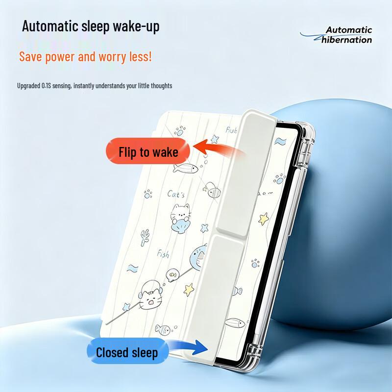 You Si Dun Cute Acrylic Anti-Fall Case for iPad 7/8/9 10.2-inch