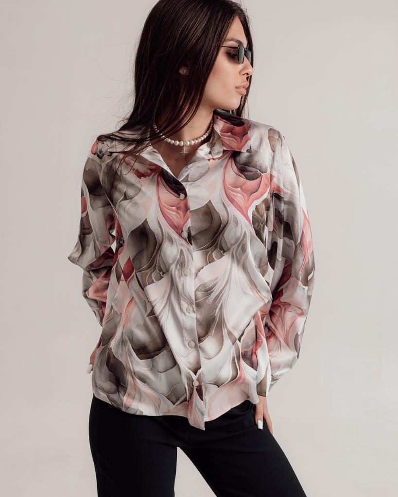 Блуза Modalinda 8806 44 цветы