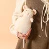 21cm Creative Mouse Oversized Flower Branch Rat Cartoon Soft Animal Figure Gift Birthday Stuffed & Plush Animals Companion Gift