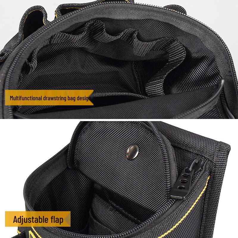 Langlebiger Elektriker Werkzeuggürtel: Multifunktionale Canvas-Hüfttasche für tragbare Aufbewahrung