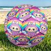 Labubu Print Size 5 Soccer Ball, PU Wear Resistant Football for Match Training and Daily Practice, Birthday Gift for Soccer Fans