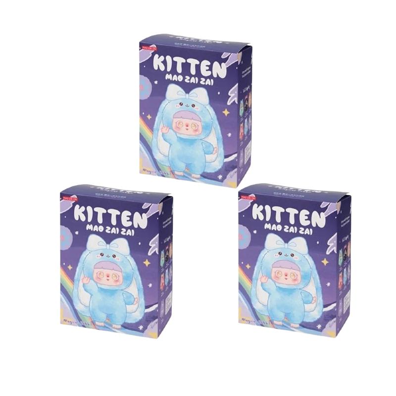 Kitten Ktten Plush Surprise Mysterious Blind Box Bag Pendant Healing Cute Trendy Play Doll Girl Gift Ornament