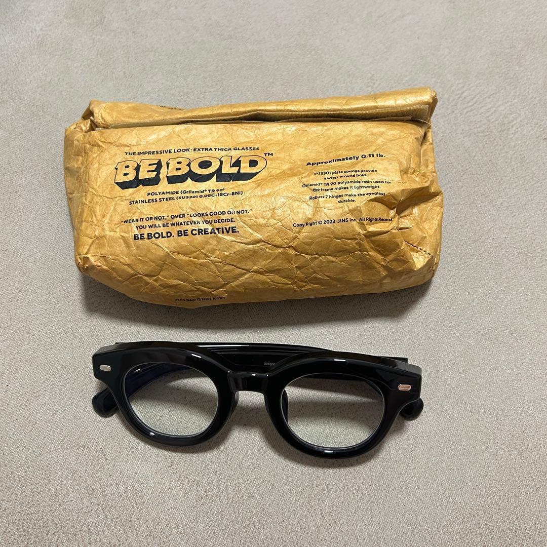 Used JINS B-Bold URF-22A-227AD Glasses