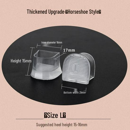 Silent Anti-Slip Heel Covers - Wear-Resistant Stiletto Accessories & Replacement Pads