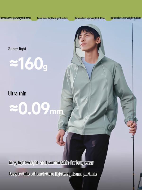 Beneath Men s Lightweight UV Protection Outdoor Jacket