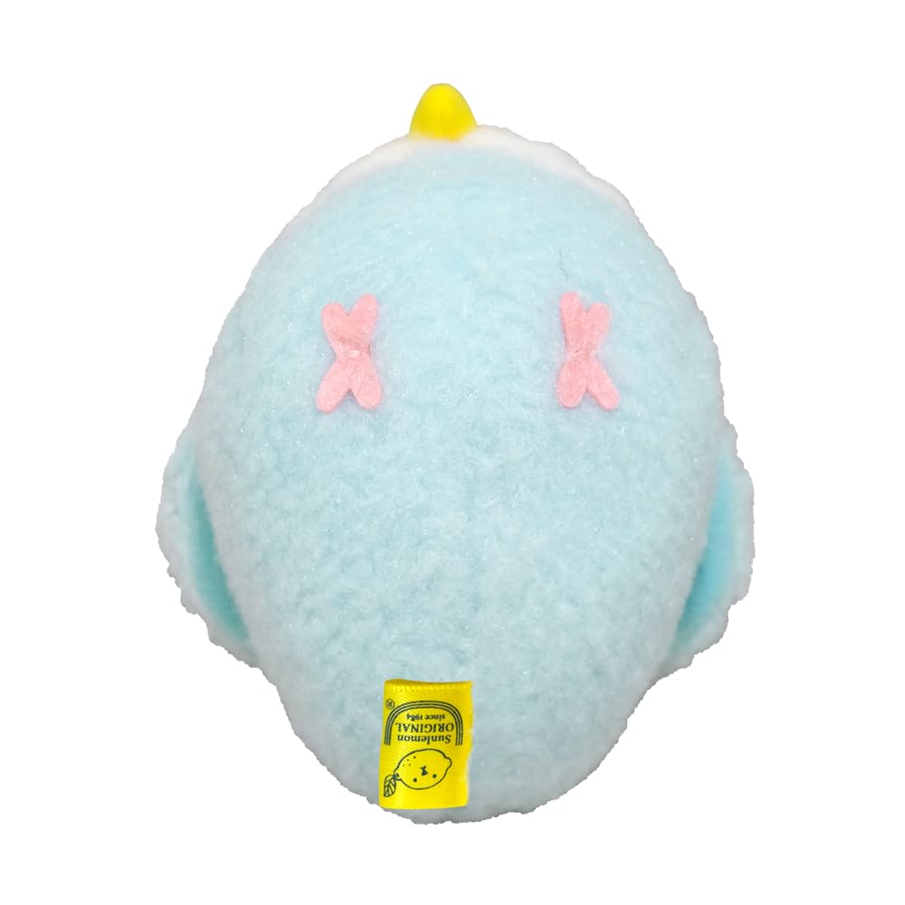 Sunlemon Powabiyori Parakeet Blue S 9 x 8.5 x 10cm Plush Animal P-8742