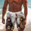 Men's Animal Chick Board Shorts Swimming Trunks Shorts Mid Waist Fashion Streetwear Designer Casual Daily