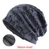 Letter Print Beanie Hats For Women Men Vintage Wasteland Style Spring Summer Warm Fleece-lined Winter