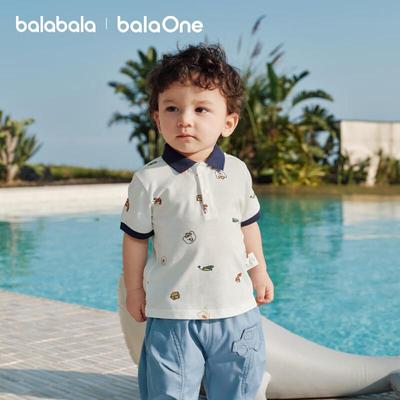 Balabala Baby Short Sleeve Polo T-Shirt