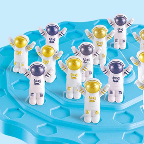 Kids Astronaut Balance Tree Toy Logic Thinking Focus Training Two-Player Frog Balance Game Toddlers Boys Girls Educational Interactive Strategic Board