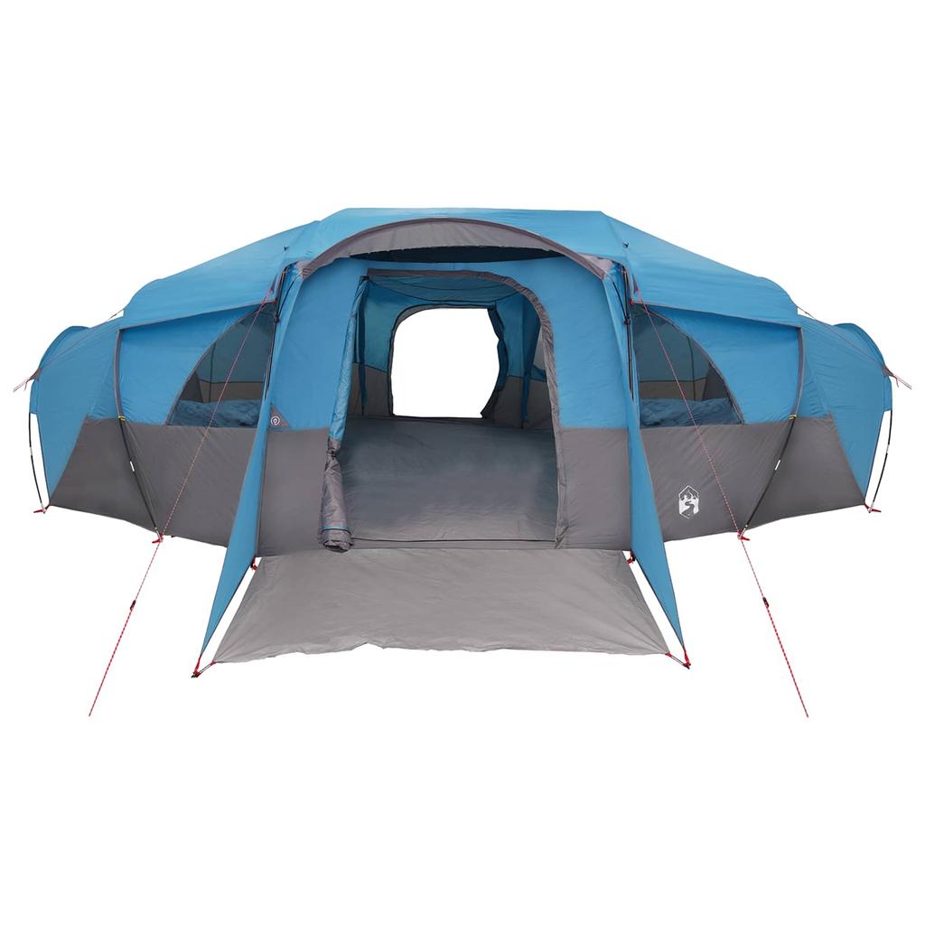 Family Tent with Rain Fly Waterproof Blue 18 Person