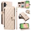 For Samsung Galaxy A56 5G/M56 5G Wallet Case with Straps,Rhombus Leather Stand Phone Cover