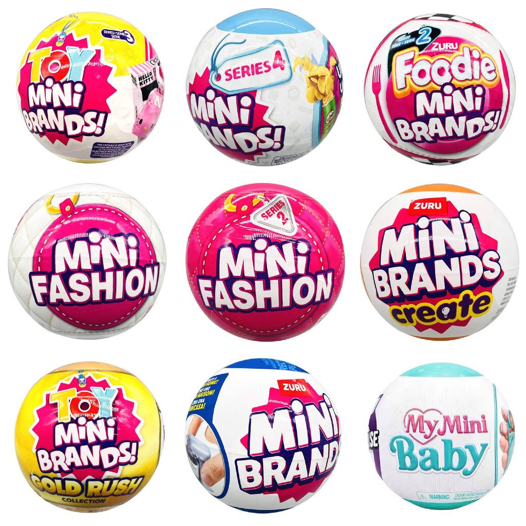 5 Überraschungs-Mini-Marken Serie 2 Blind Ball Plastikspielzeug für Kinder Sammler**