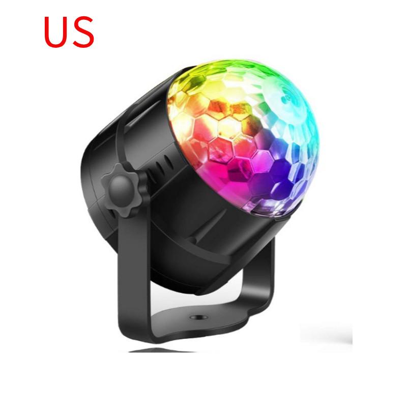 

Удаленный Звук Rgb Светодиодный Кристальный Магический Сценический Шар Свет Диско Клуб Диджей Вечеринка Бар US