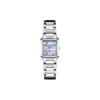 Série Eco-Drive 50 Metros à Prova d'Água Quartzo Solar Pulseira de Aço Relógio Feminino Mostrador Fritillary EW5600-87D