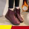 Winter Warm Cotton Shoes, Women's Plus Velvet Thickened Shoes, Soft-soled Waterproof and Cold-resistant Snow Boots, Short Boots