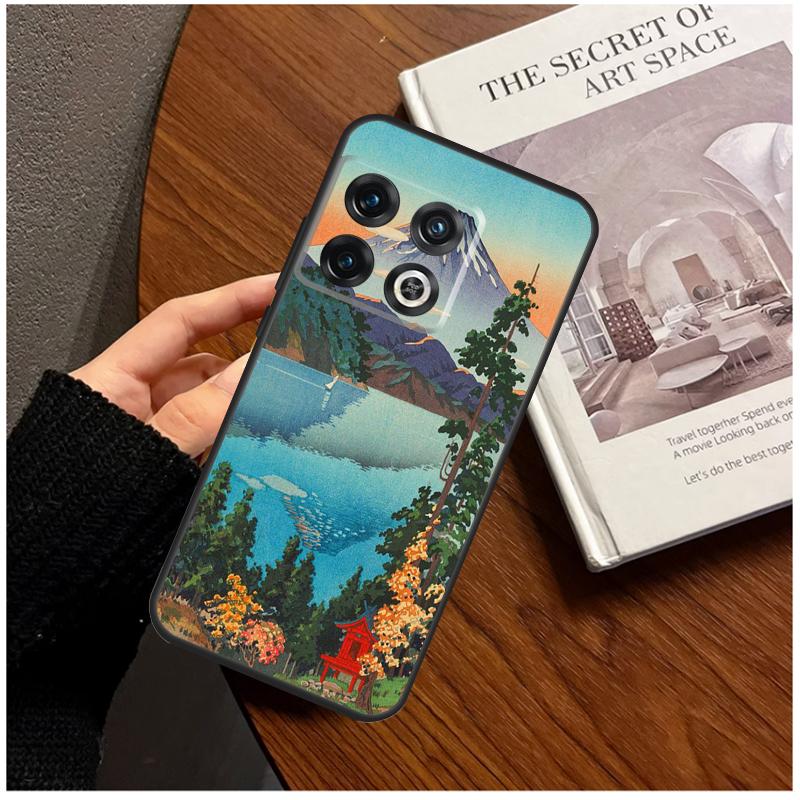 Japanese Wave Art Case For OnePlus 13s 13R 12R 10R 13 12 11 8T 10T Nord CE 4 3 2 Lite N10 N20 N30 Nord 5 Cover