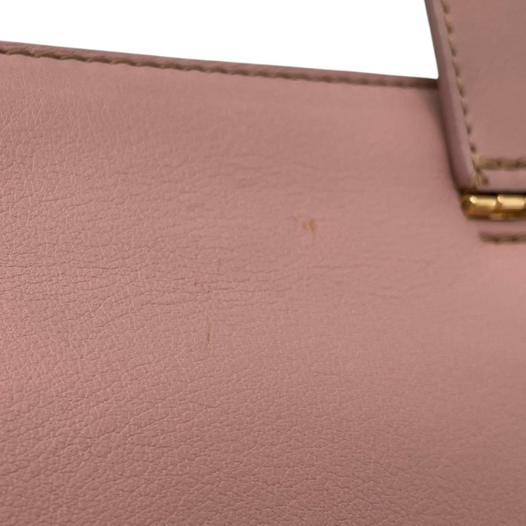 Used GIORGIO ARMANI Handbag Leather handbagHandbag pink leather Women