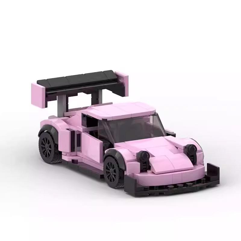 Compatible With Building Blocks MOC-128479 Pink Treasure Season 911 Assembled Small Particle Toy Gift For Men