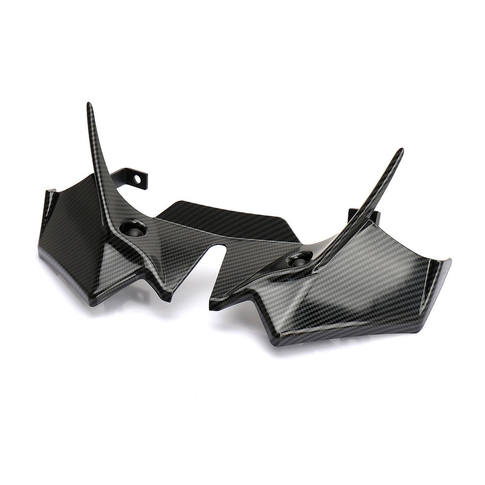 Motorcycle Sport Downforce Naked Front Spoilers Aerodynamic Wing Deflector Kit For KAWASAKI Z650 Z650 Z 650 2021-2025