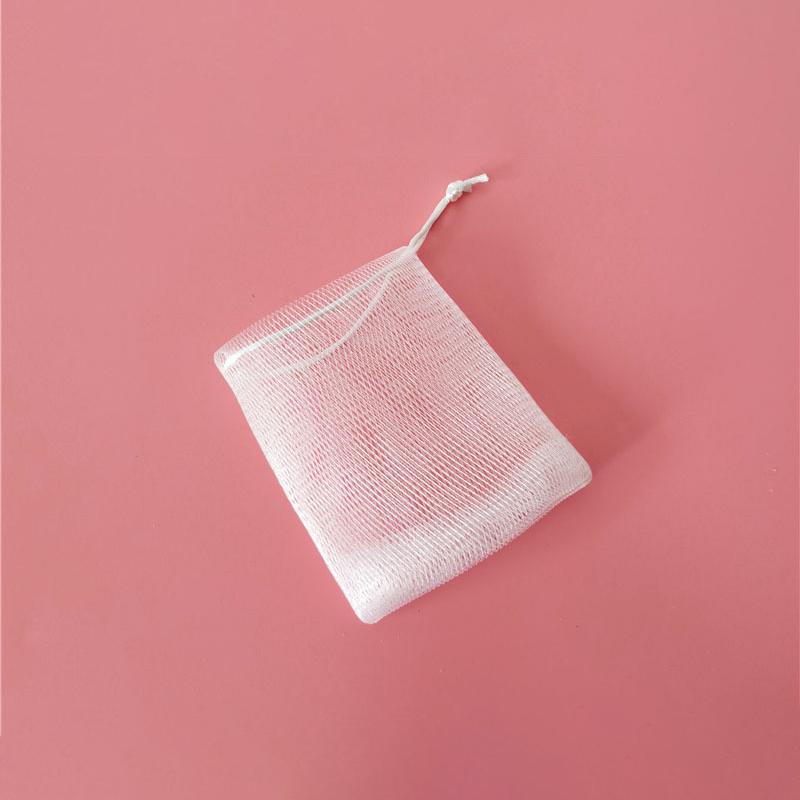 Bubble Net Soap Saver Bag Bath Shower Travel Foaming Mesh Net Cleansing Delicate Foam Network Bathroom Bath Washing Cleanser