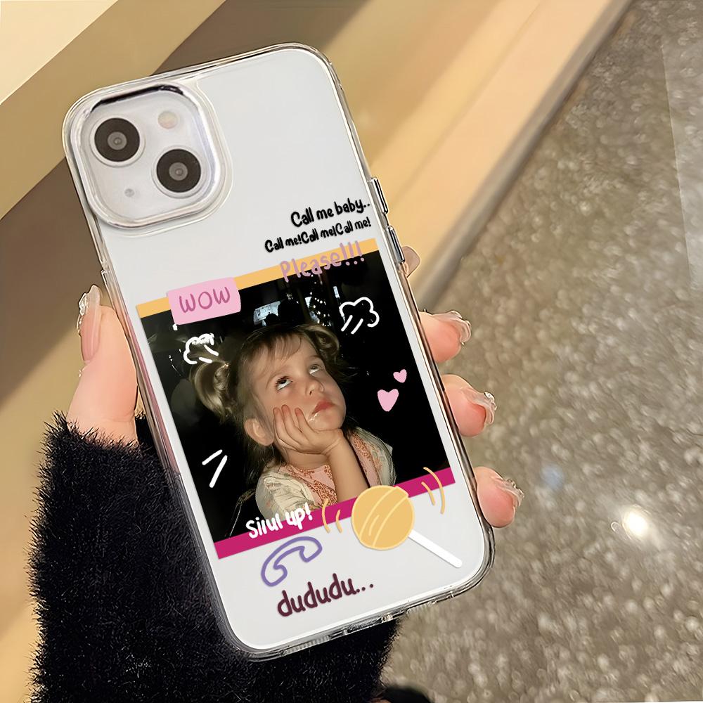 Capa de telefone transparente para iPhone 11 12 13 iPhone 13 14 15 Pro 15 16 Pro Max Samsung A15 A16 A25 A26 A55 A56 S25 S24 S22 S23 Ultra S25 Edge