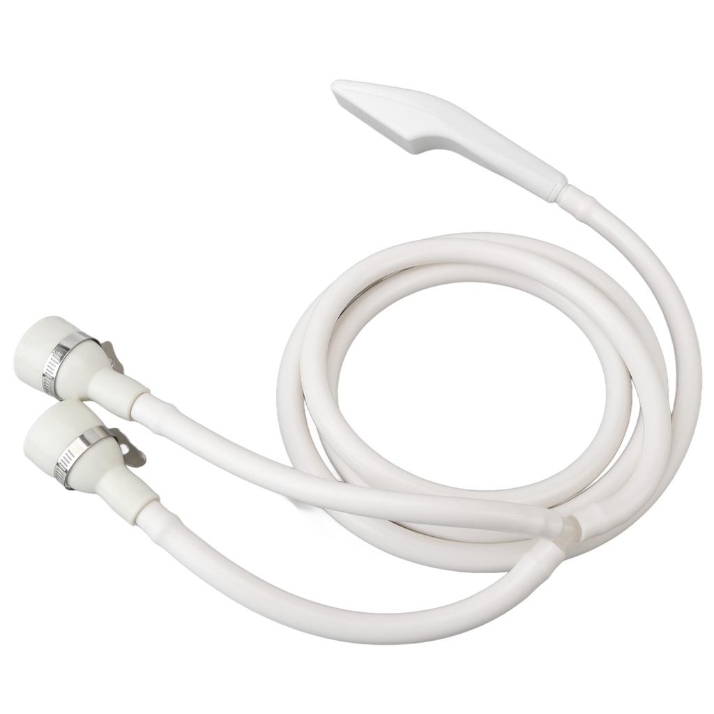 Podwójny Port Przyłączeniowy Bateria Umywalkowa Głowica Prysznicowa Spryskiwacz do Szamponu z Wężem do Kąpieli Dziecka Zwierząt Domowych Mycia Włosów