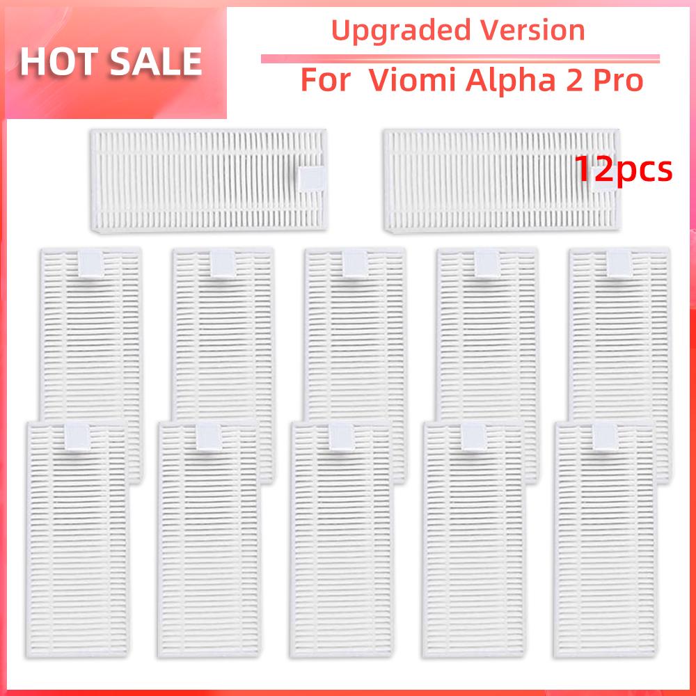 Für Viomi Alpha 2 Pro Roboter-Staubsauger, Ersatzteile, Hepa-Filter, Seitenbürste, Ersatzteile, Zubehör