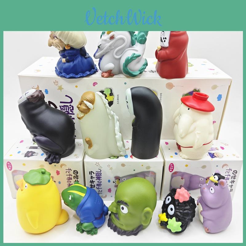 Spirited Away Ghost Character Toy Set Featuring No Face Man For Anime Fans