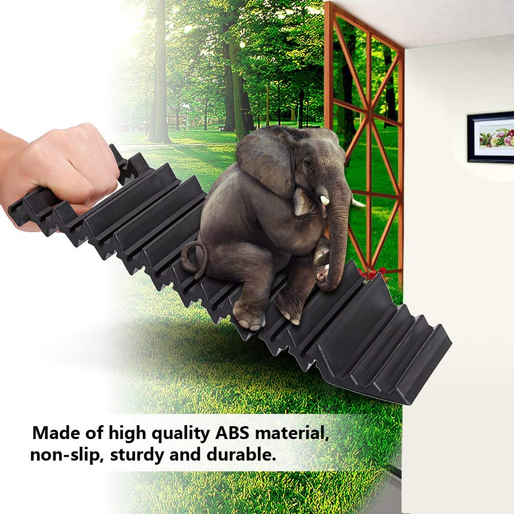 Universal Emergency Tire Traction Mat - Anti Skid Car Wheel Pads for Snow Mud Ice Sand All Terrain