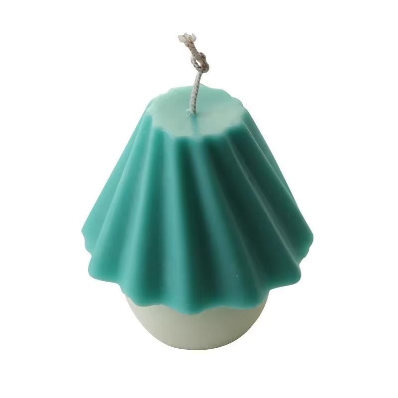 Nová stolní lampa Forma na svíčku Silikonová forma Forma na pryskyřici Ručně vyráběná Aromaterapeutická sádrová forma Dekorace svíčky DIY Forma na svíčku