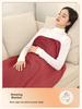Portable Electric Heated Shawl Warmer Travel Blanket Washable Outdoor Small Home User without power bank