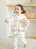 Gelato Pique BABY Bebimoko Border Poncho PBNT245406 PNK 70
