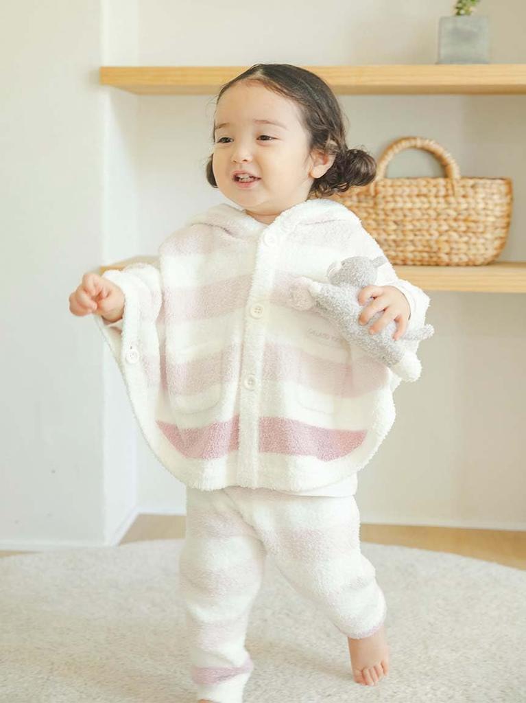 Gelato Pique BABY Bebimoko Border Poncho PBNT245406 PNK 70