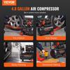 Air Compressor 4.8 Gallon 900W 2.2 CFM@ 90PSI 70 dB Ultra Quiet Oil Free