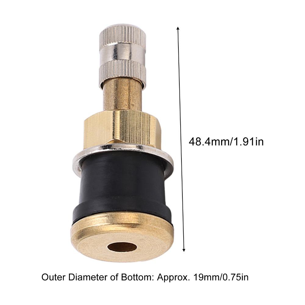 10PCS/20PCS Rubber Sealing Base Brass Valve Stem Tire Valve Stems  Tire Repair Matching Accessories