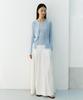 Artid Pleated Long Skirt_White