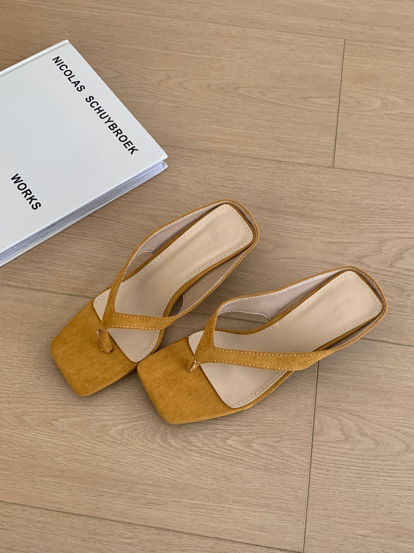 Women s Square Toe Feminine Slippers - Perfect for Daily Wear 35