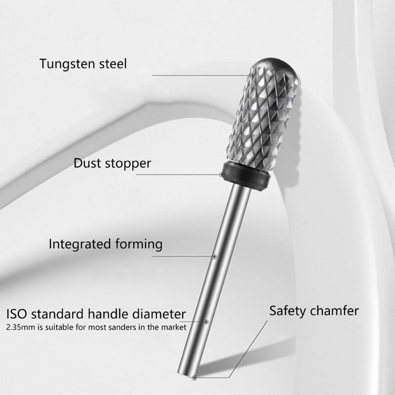 Nail Drill Bits,Steel Manicure Drill Bits Electric Pedicures Manicure Grinding Head for Nail Polishing,Nails Art Tools