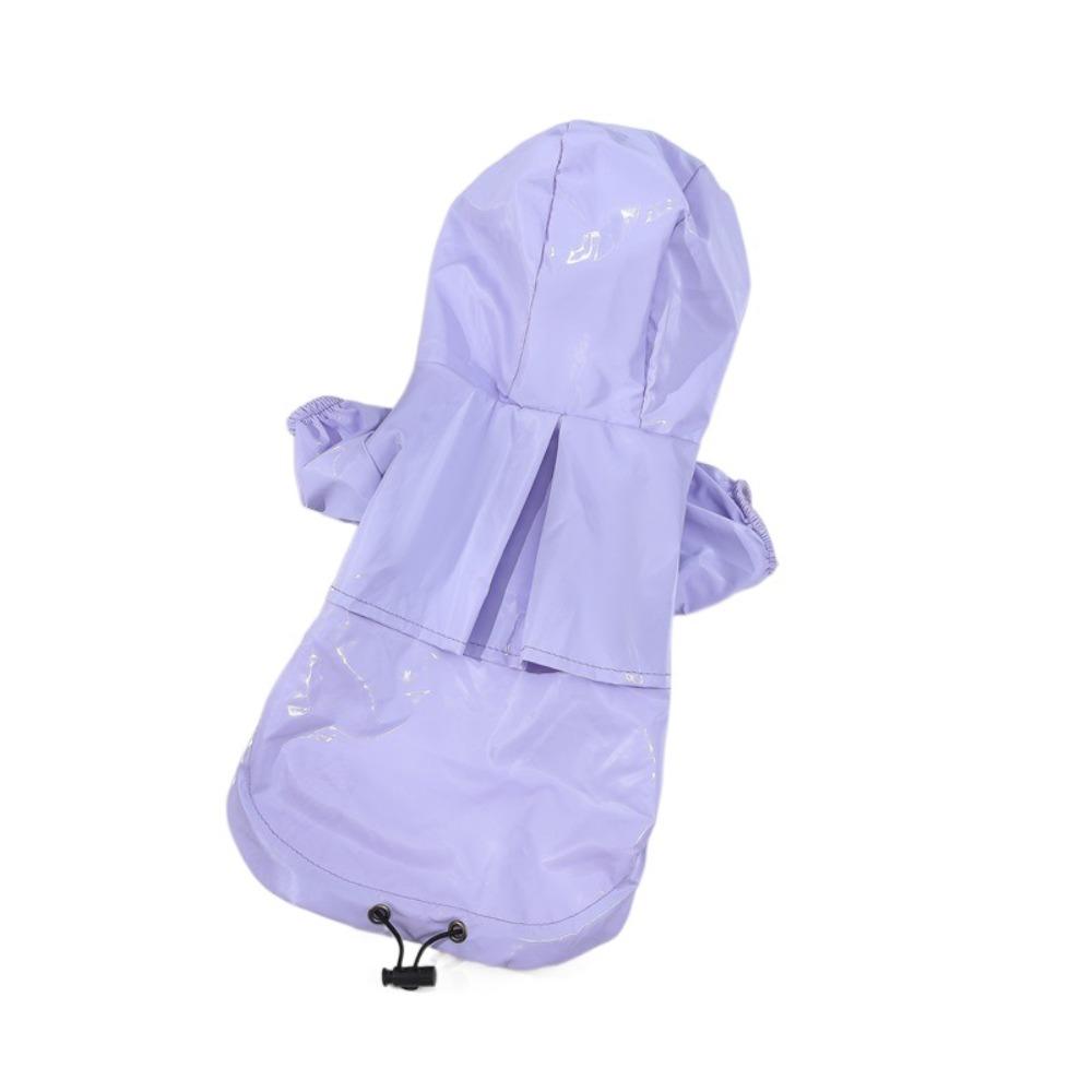 

Button Design Pet Coat Snowproof Pet Poncho Durable Dog Raincoat Chihuahua XL фиолетовый