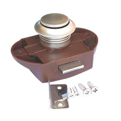 Zinc Latch Push Button Lock Handle Function Beautiful Appearance