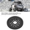 Hochgeschwindigkeits-Stirnrad Stahl Metall Schwarz Groß Fernbedienungsauto Stirnrad Für TAMIYA TT?02 68T