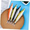 6Pcs Fish Shape Ballpoint Pen 0.5mm Tip Sea Creature Ballpoint Pen Christmas Party Supply for Adult Writing Journaling